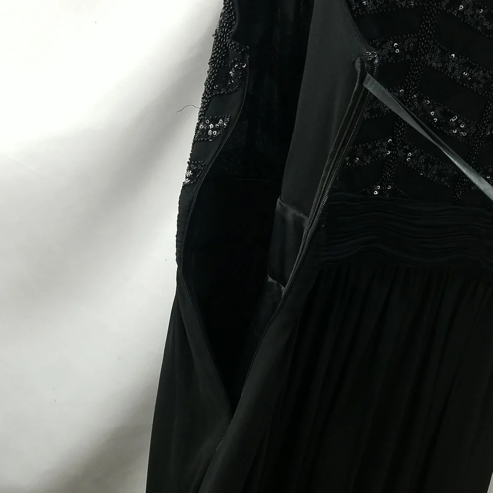 White House Black Market Beaded Cut in Gown NWT - Picture 10 of 14